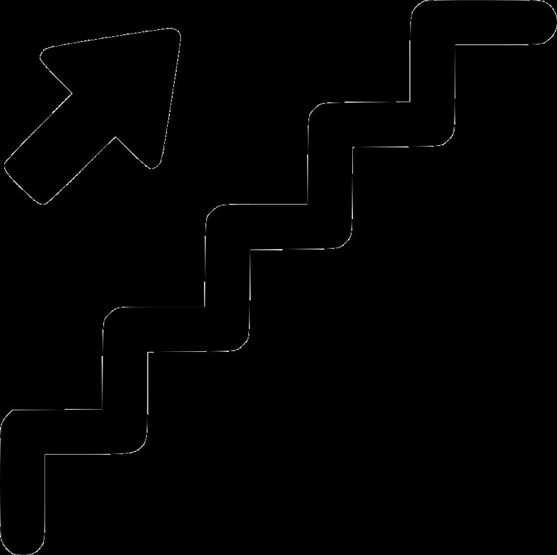 Значок ступеньки