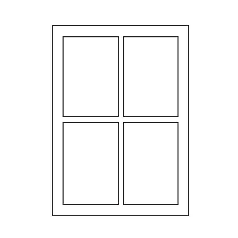 Трафарет "окна"