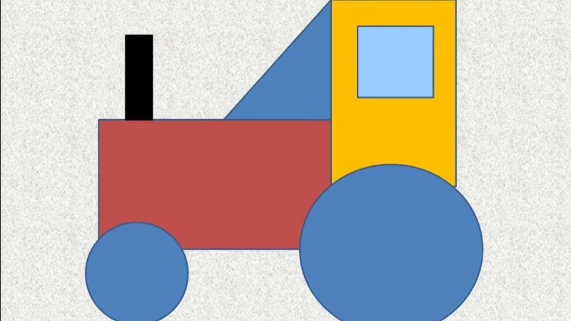 Аппликация грузовик