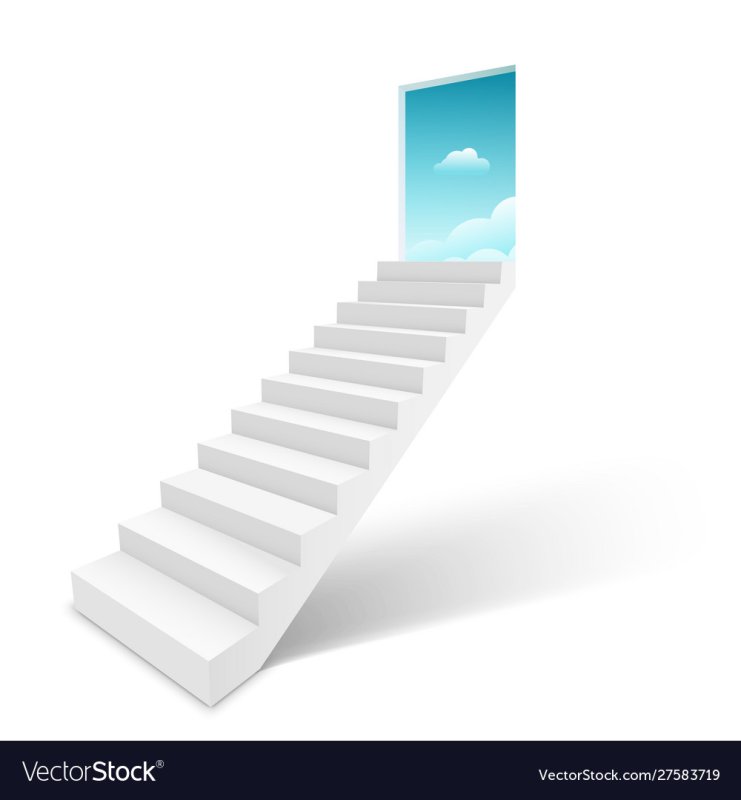 Обложка трека двери ступеньки облака