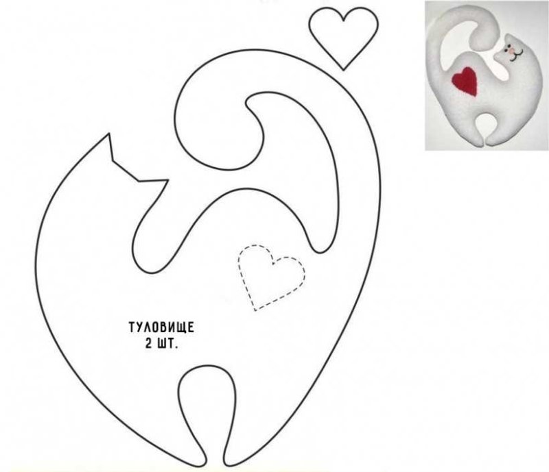 Игрушки из фетра выкройки