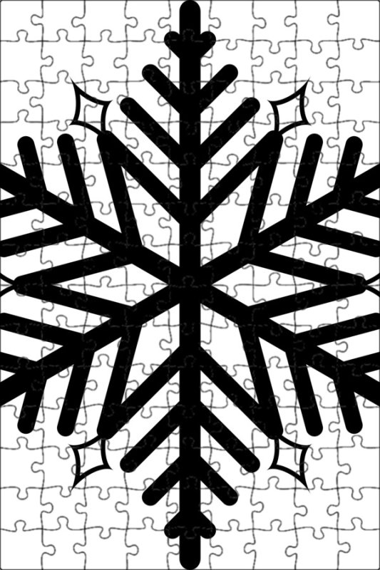 Нарисовать снежинку