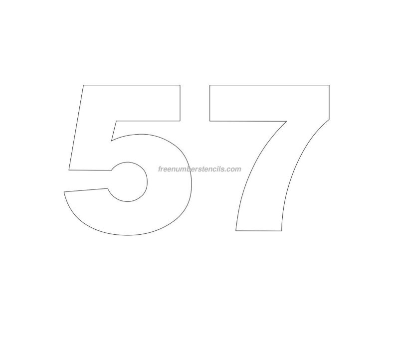 Трафарет "цифры"