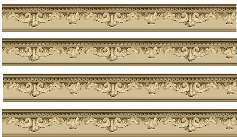 Цветочные бордюры для декупажа