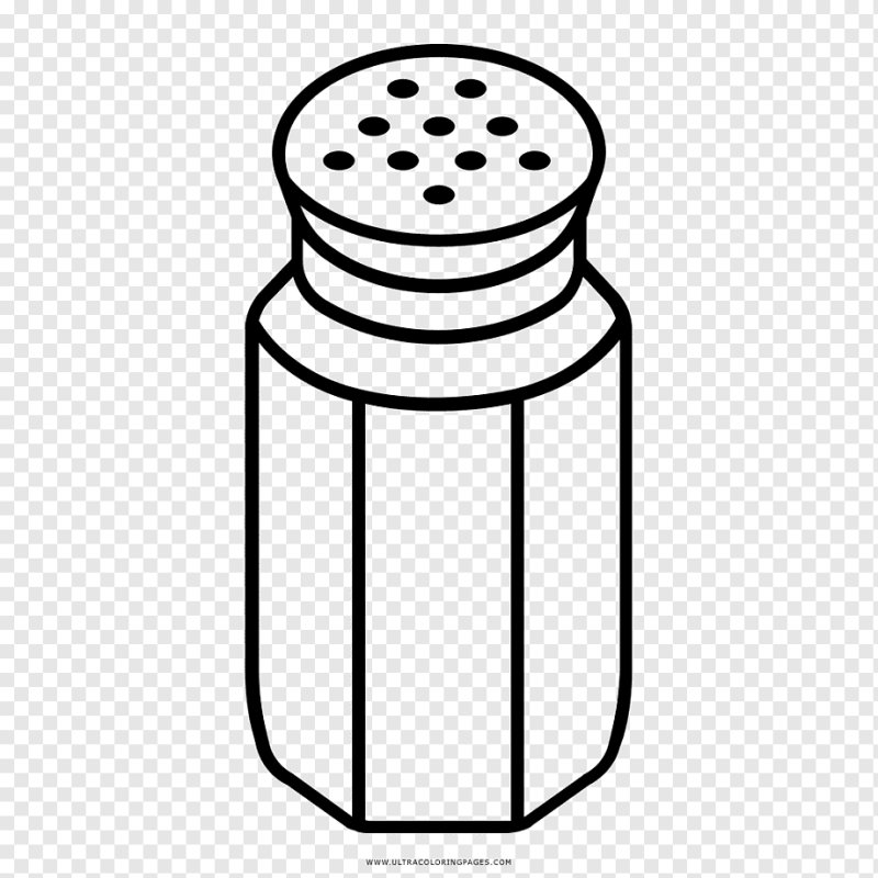 Солонка раскраска