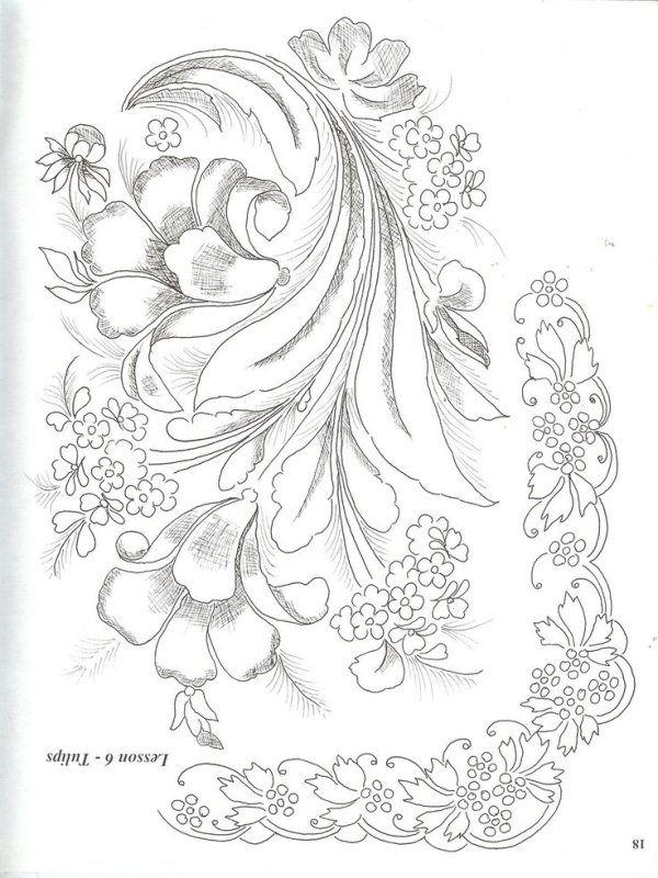 Эскизы для росписи