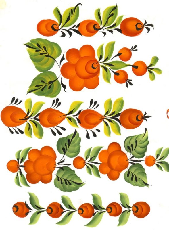 Уральско Сибирская роспись