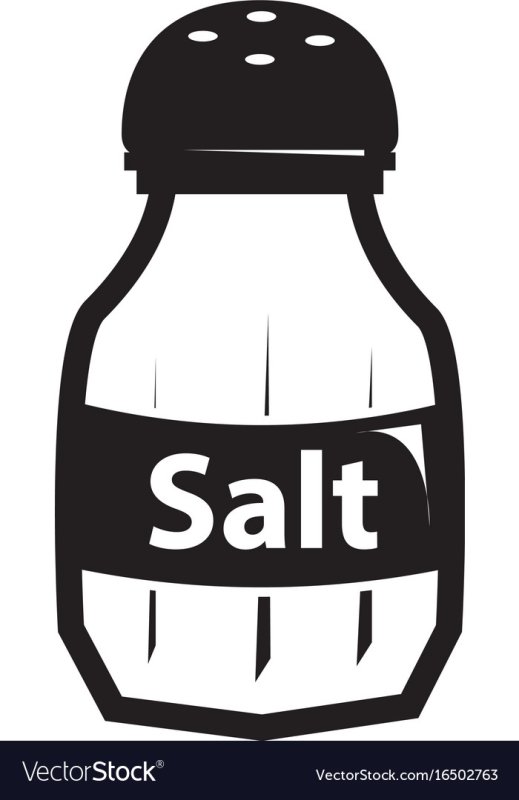 Соль силуэт