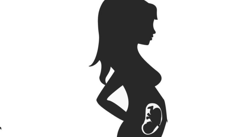 Беременная силуэт