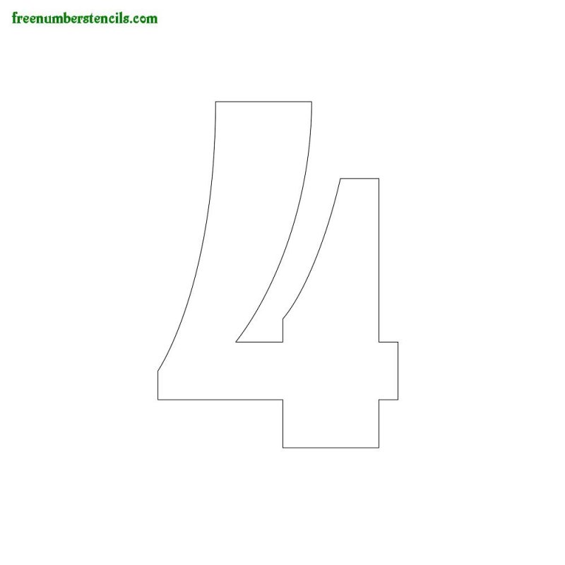 Трафарет "цифры"