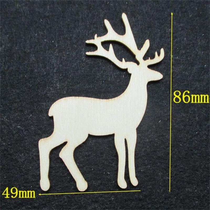 Трафарет оленя из пенопласта