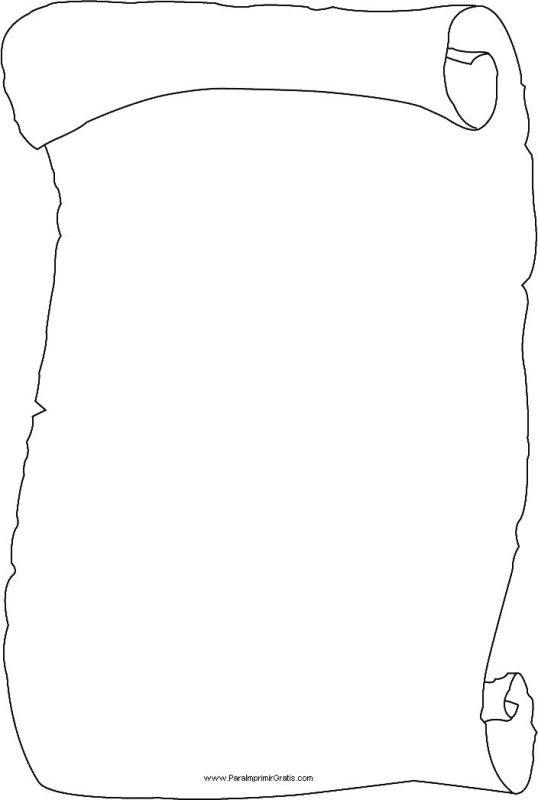 Свиток черно белый