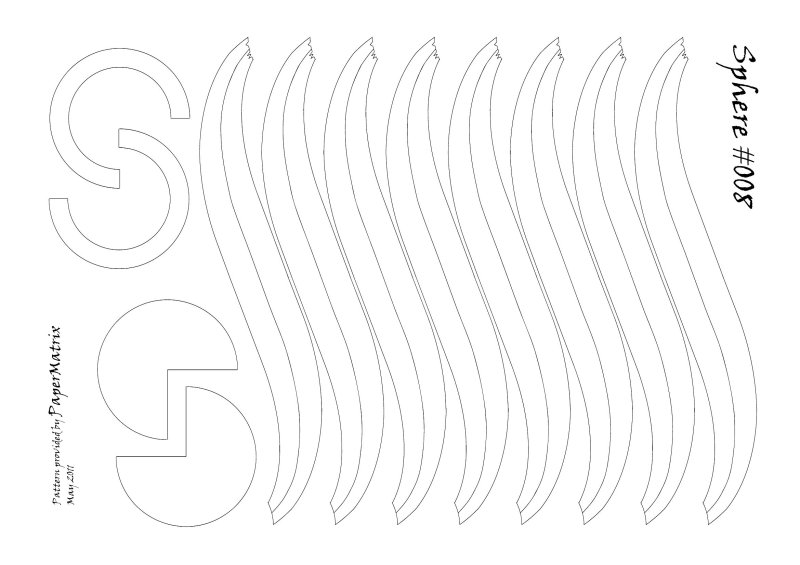 Ажурные шары из бумаги