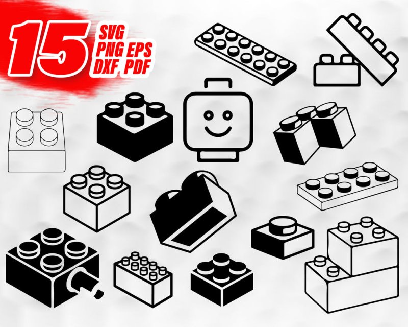 Силуэт лего детали