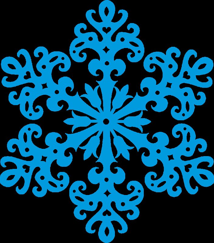 Снежинки на белом фоне