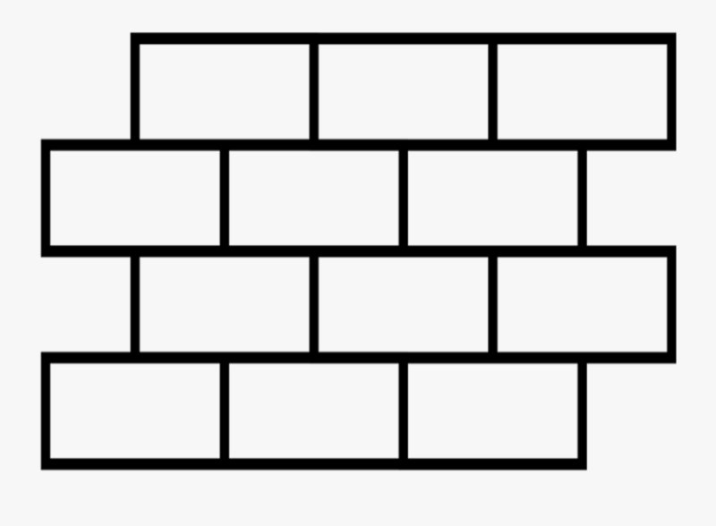 Трафарет кирпич