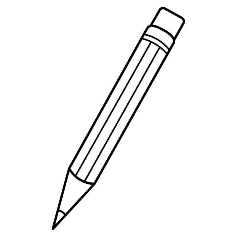 Раскраска ручки и карандаши