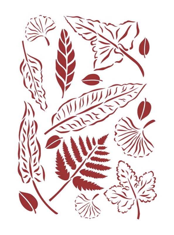 Орнамент листья