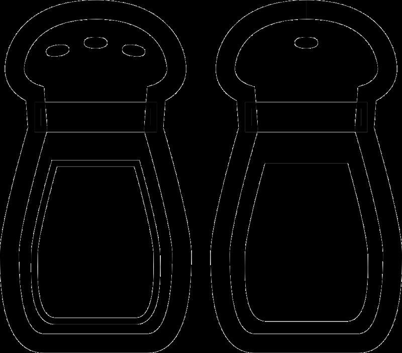 Перечница на прозрачном фоне