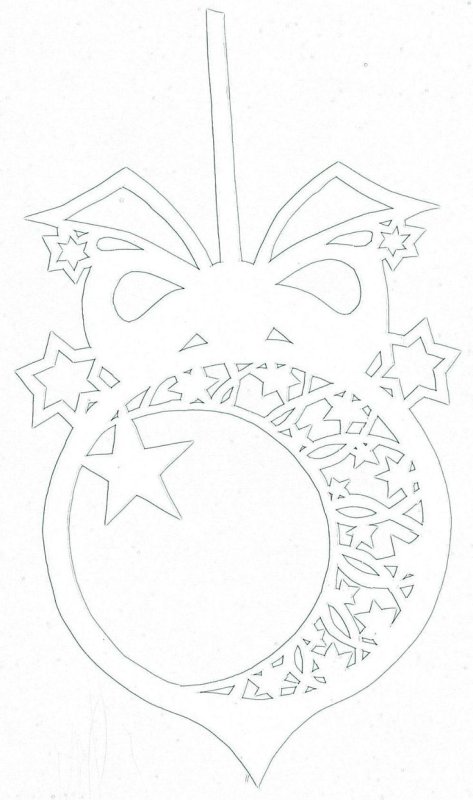 Новогодние шаблоны для вырезания