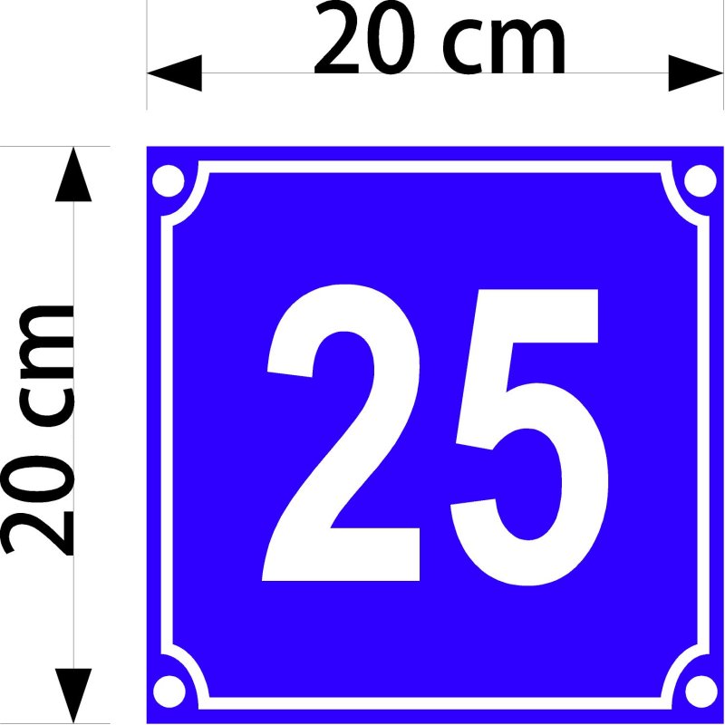Табличка на дом с номером