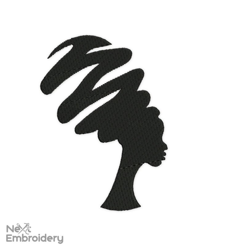 Силуэт негритянки