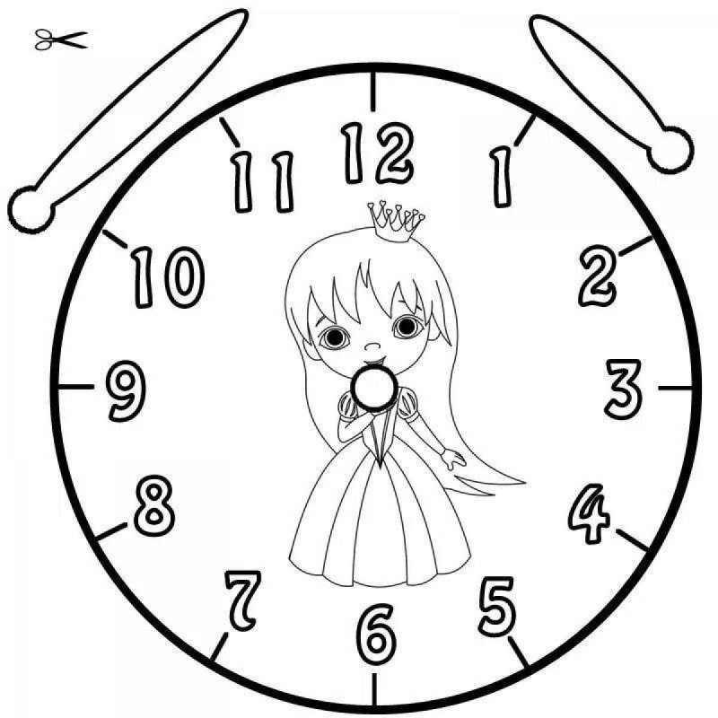 Циферблат для детских часов