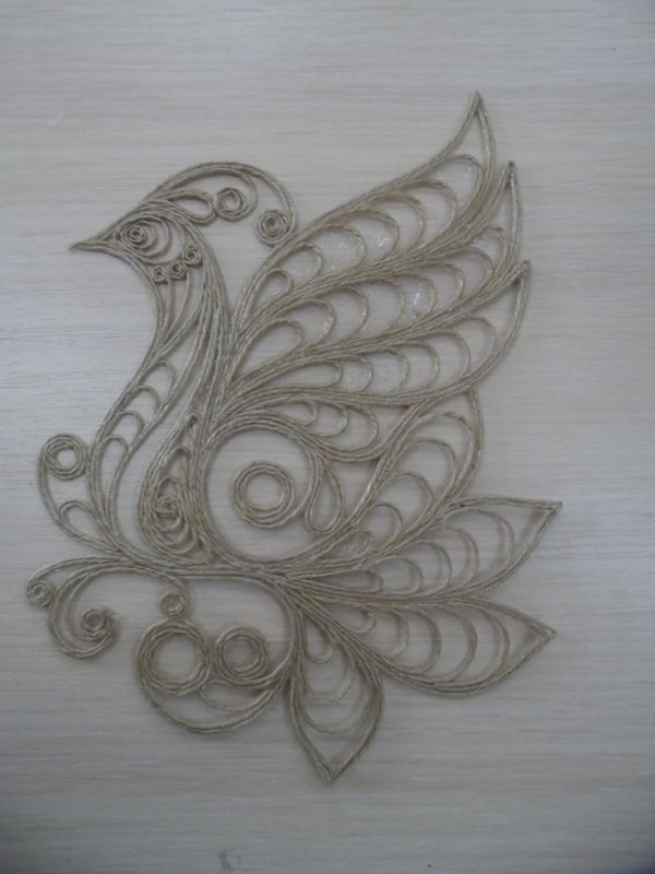 Джутовая филигрань Юлии Досяк