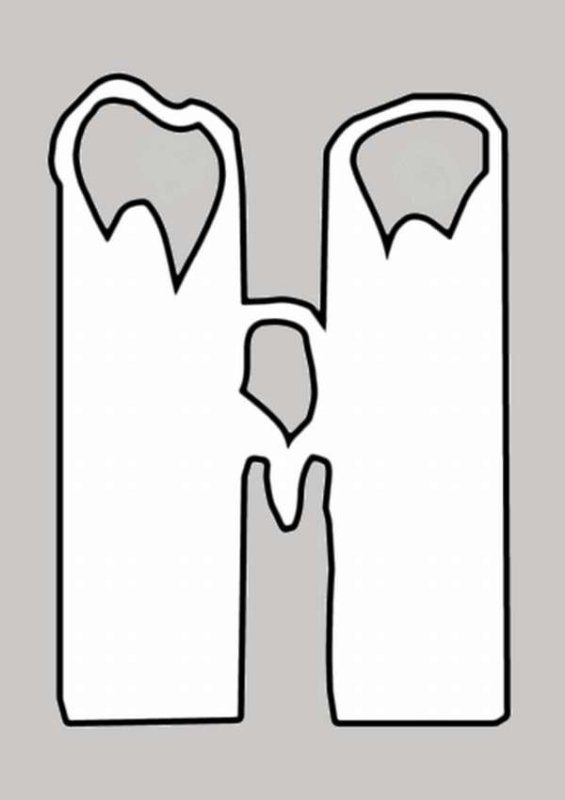 Буквы с новым годом на окно трафареты