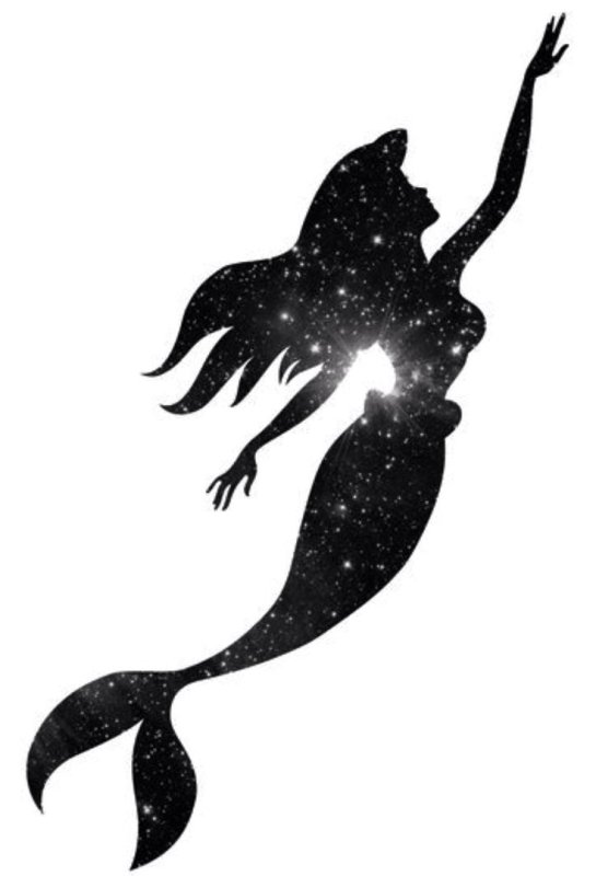 Русалочка силуэт