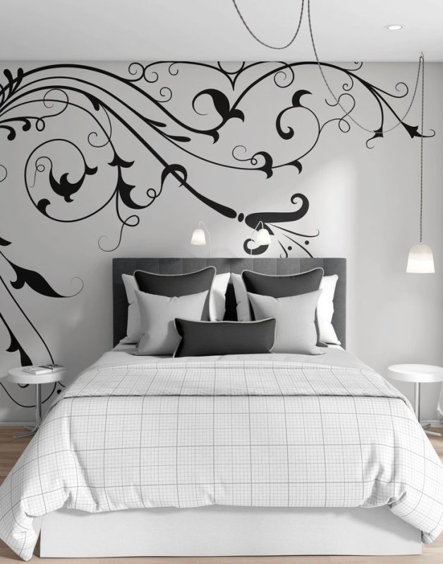 Роспись стен в интерьере