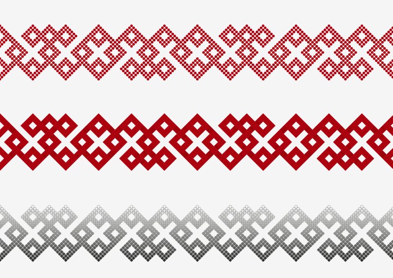 Белорусский орнамент Восьмирог