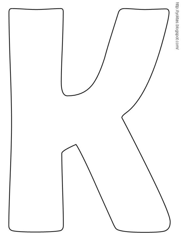 Буквы для торта трафарет