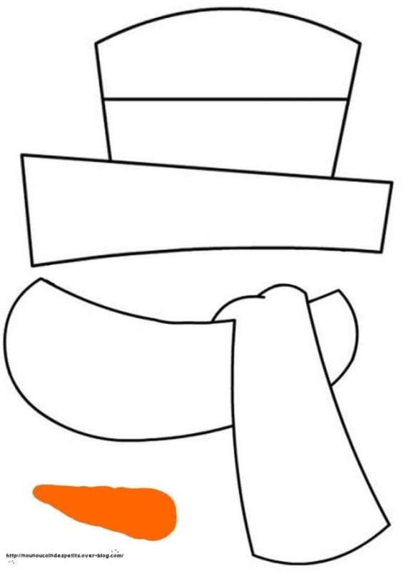 Шарфик для снеговика