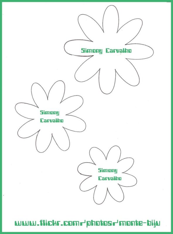 Ромашки для вырезания