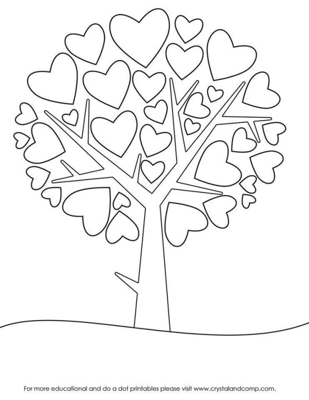 Трафарет "дерево"