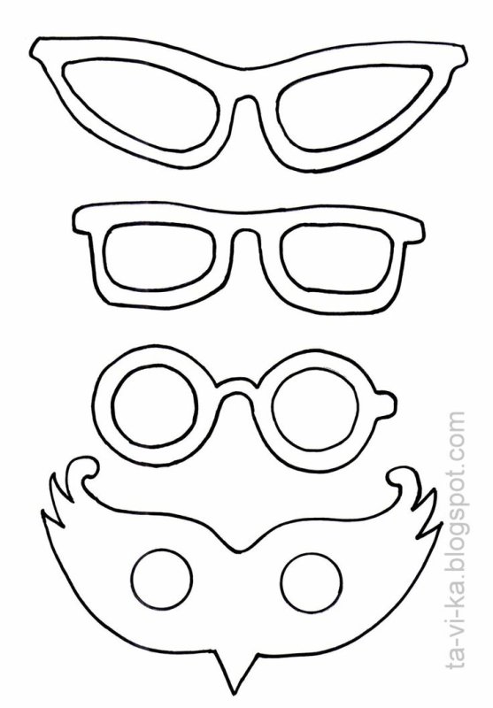 Трафарет - маска