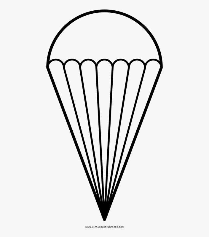 Трафарет парашютик