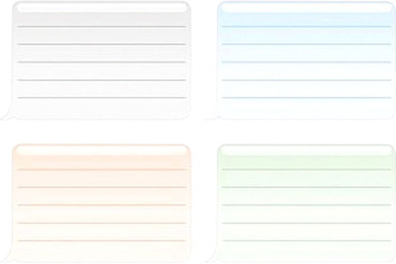 Стикеры для подписывания тетрадей