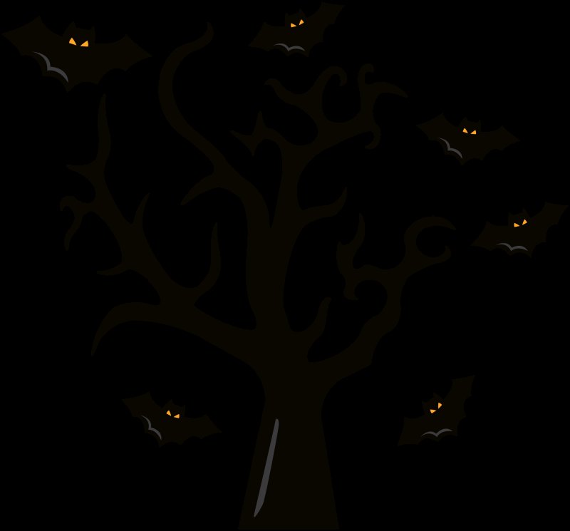 Дерево для Хэллоуина