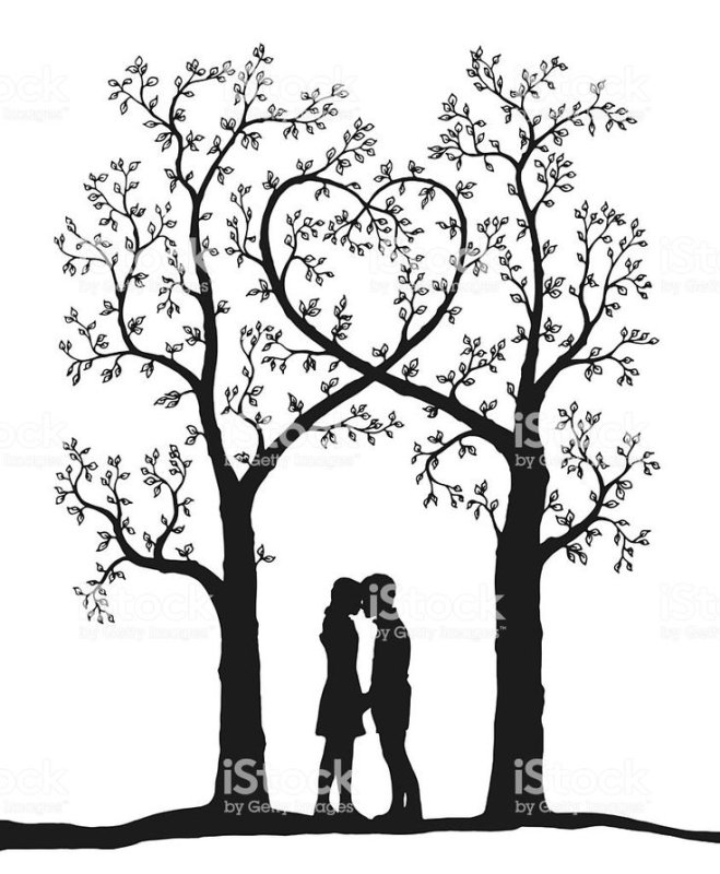 Влюбленные деревья