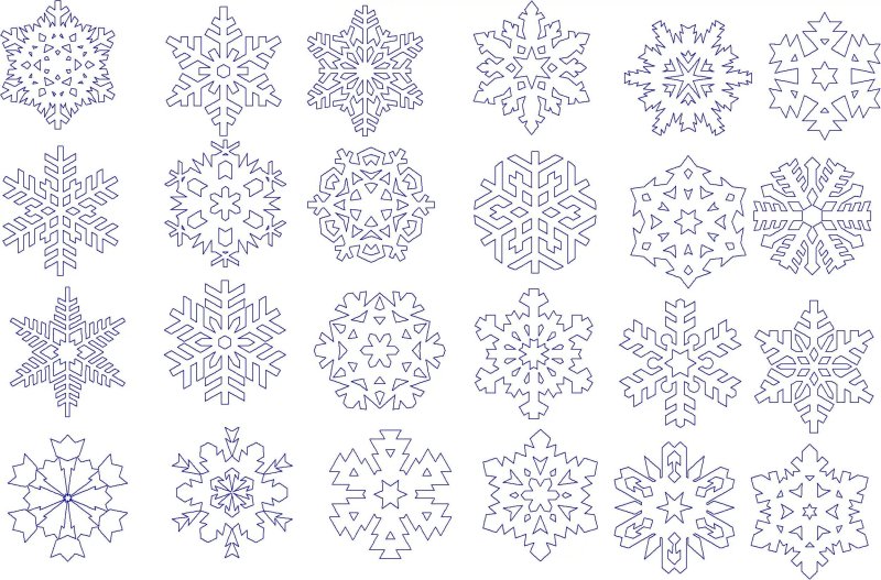 Маленькие снежинки