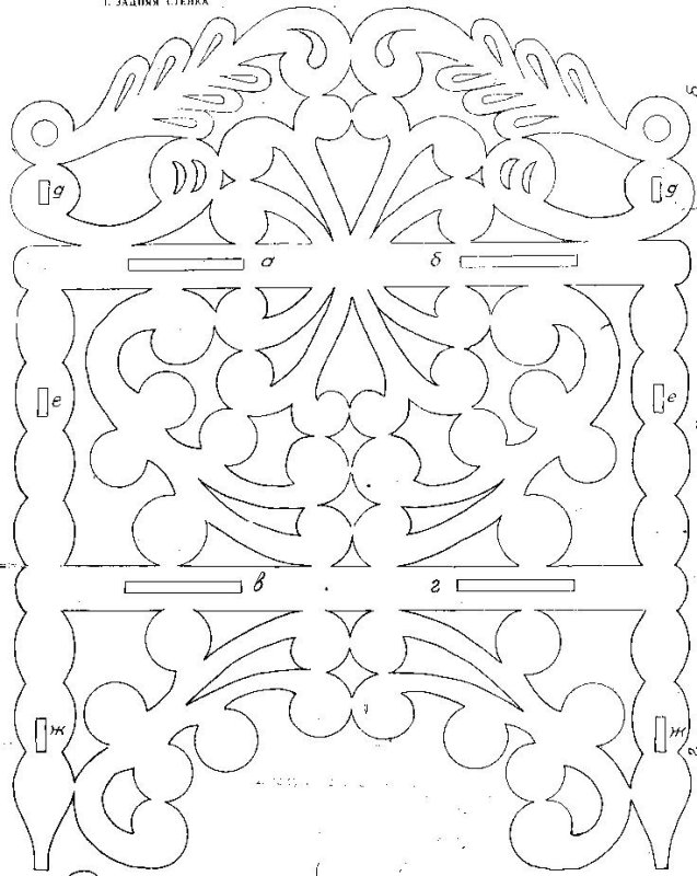 Узоры для выпиливания по дереву