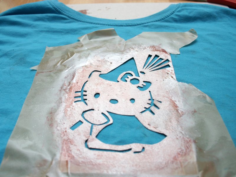 Роспись ткани акриловыми красками