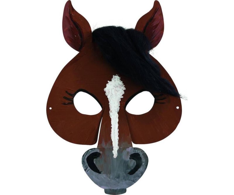 Карнавальная маска коня
