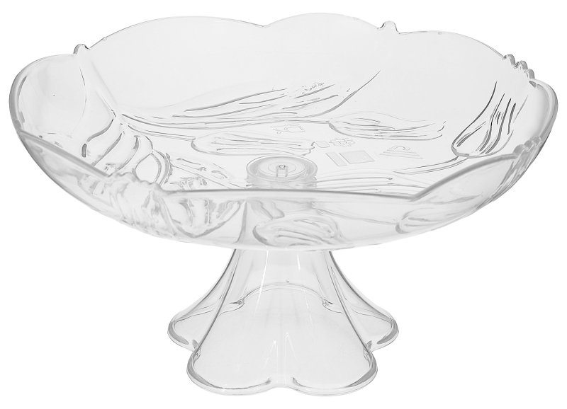 Ваза для фруктов "изобилие" (прозрачный)м6398