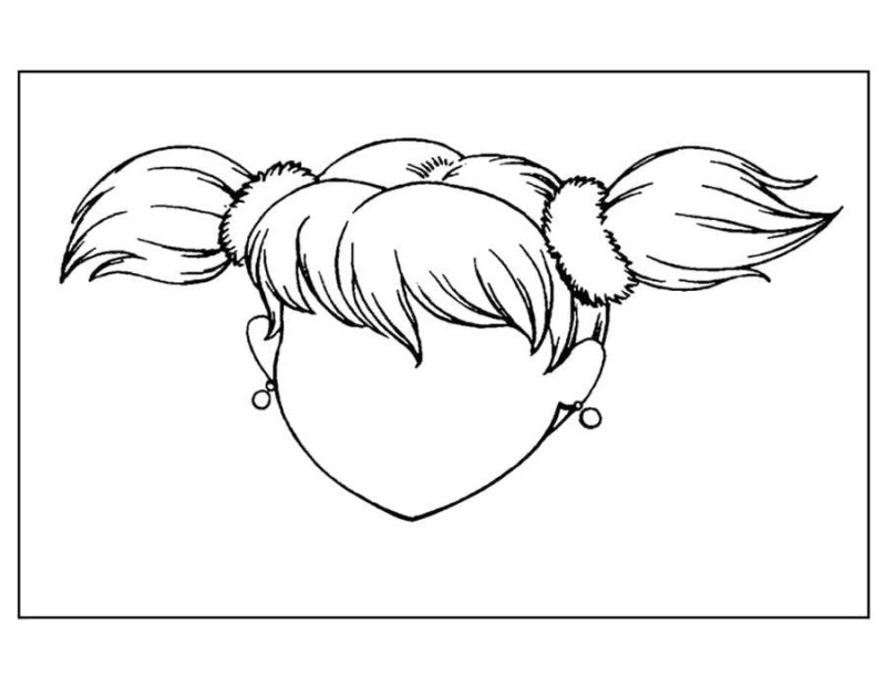 Раскраска дорисуй портрет для детей