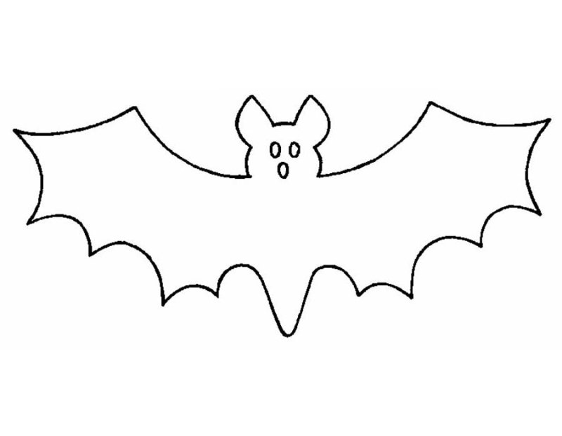 Летучая мышь силуэт