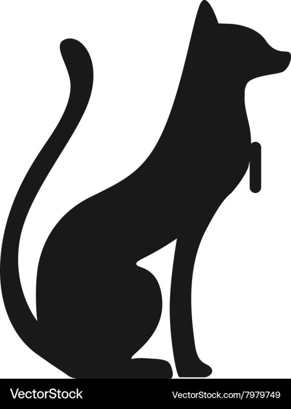 Египетская кошка вектор