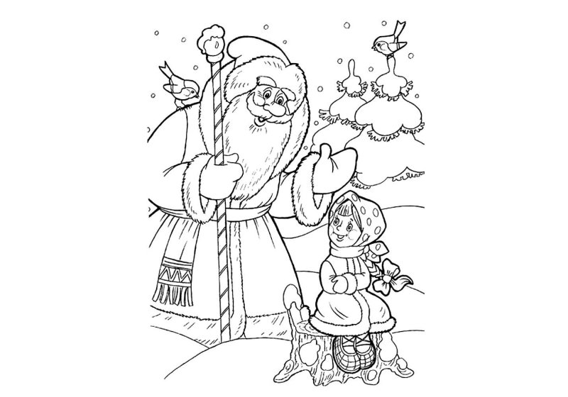 Морозко рисунок